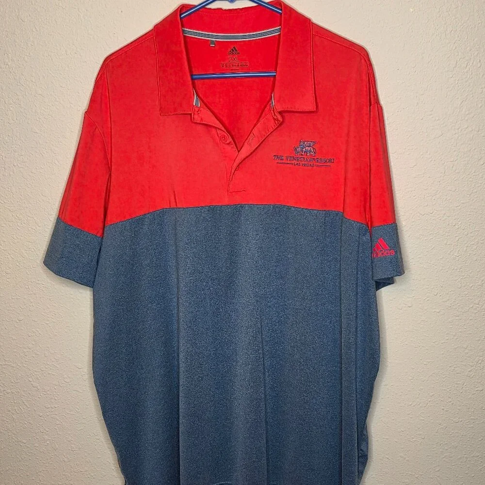 Adidas Polo Shirt from The Venetian Hotel in Las Vegas, Size 2XL